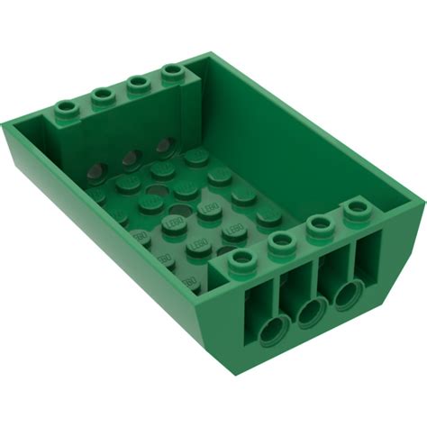 LEGO Green Slope 6 X 8 X 2 Curved Inverted Double 45410 Comes In