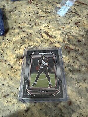 Panini Chronicles Prizm Black Silver Tom Brady Pb Tampa Bay