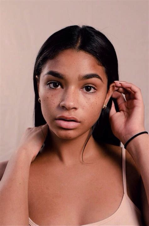 Aiyana Lewis Black Girls With Freckles Freckles Girl Straight Human