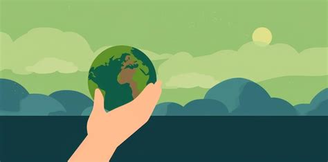 Premium Photo An Illustration Of Human Hands Holding The Planet Earth