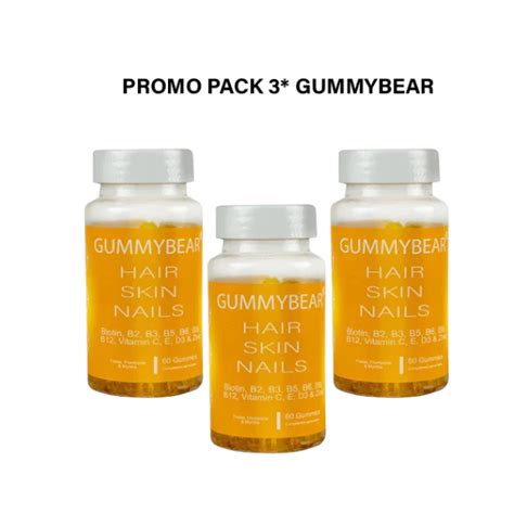 Gummybear Hair Skin Et Nails 60 Gummies