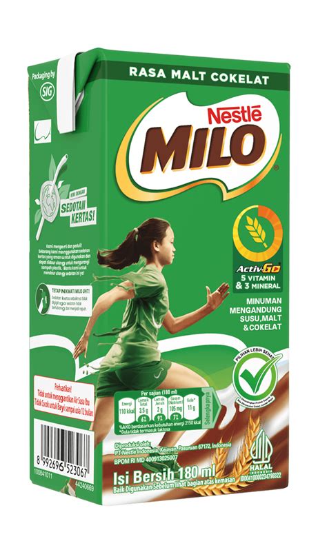 Produk Susu Milo Kotak Uht Ml Milo Indonesia