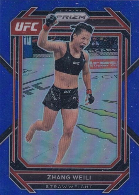 Zhang Weili Prizm Ufc Blue Price Guide Sports Card