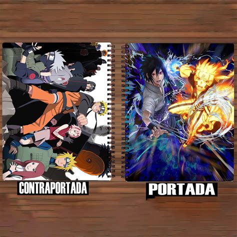 013 Cuaderno Libreta Naruto y Sasuke Tienda Rirumé