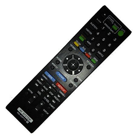 Controle Remoto Home Theater Blu Ray Sony RM ADP112 Mundo Do Controle