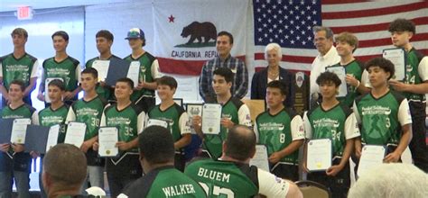 Orcutt Baseball Team Celebrates Babe Ruth World Series Win At Elks