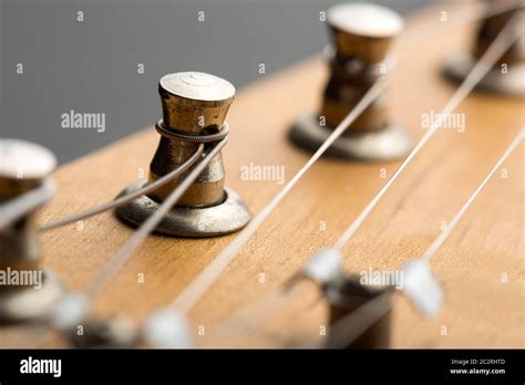 Tuning Machines On Electric Guitar Stock Photo Alamy