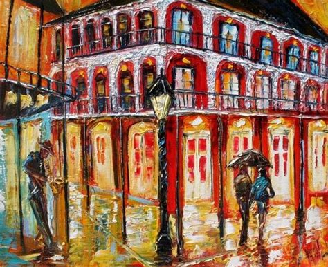 Commission New Orleans Cityscape Original Oil By Karensfineart