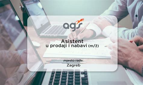 MojPosao net Asistent u prodaji i nabavi m ž Zagreb AGS