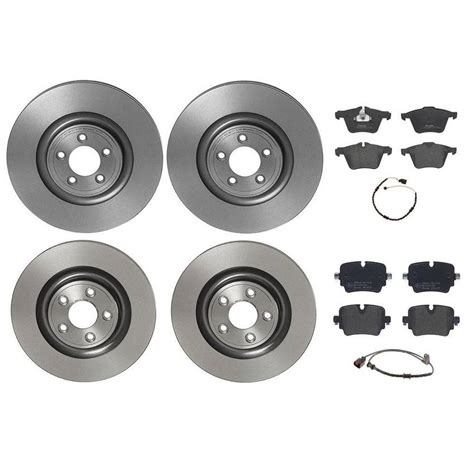 Jaguar Brembo Brakes Kit Pads Rotors Front And Rear 355mm 325mm