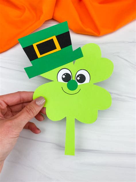 Shamrock Leprechaun Craft [Free Template]