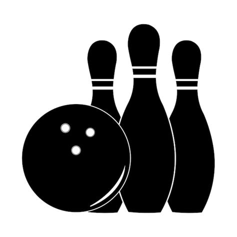 Premium Vector Bowling Icon Logo Vector Design Template