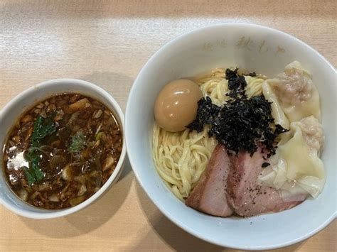 『特製鰹醤油つけ麺 大盛り』麺処 秋もとのレビュー ラーメンデータベース