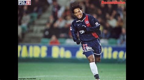 Ronaldinho Amazing Goal Paris SG Vs Guingamp 2002 2003 YouTube