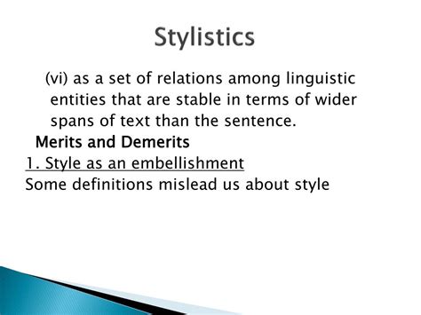 Ppt Stylistics Powerpoint Presentation Free Download Id 2473799