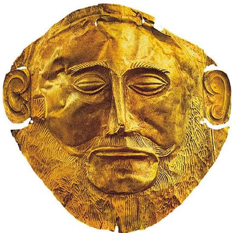 La Maschera di Agamennone è una maschera funebre in lamina d oro