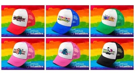 Plantillas Para Sublimar Gorras Infantiles Pack Dra En Venta En