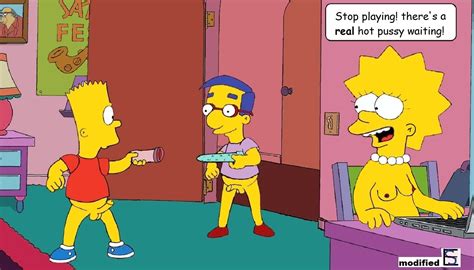 Post Bart Simpson Es Lisa Simpson Milhouse Van Houten The Simpsons