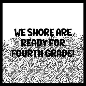 We Shore Are Ready For Fourth Grade By Feet Beach Bulletin Boards