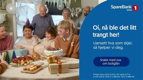 Sparebank 1 Smn Oi👧👵🧔 Nå Ble Det Litt Trangt Her Snakk Med Oss Om Boliglån🏡 Youtube