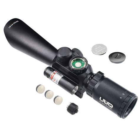 UUQ Tactical 3 5 10X40 Illuminated Red Green Mil Dot Rifle Scope W Red