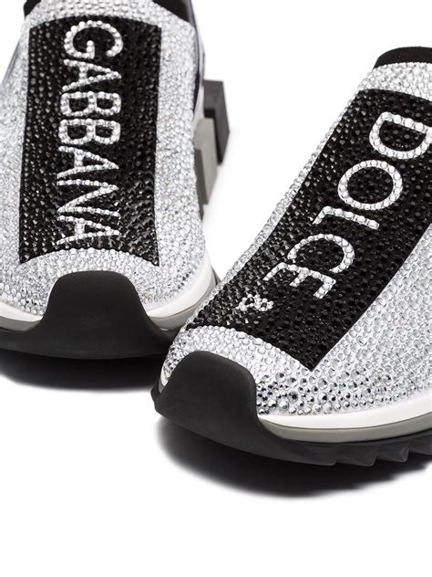 Dolce And Gabbana Tenis Con Detalle De Cristal Farfetch