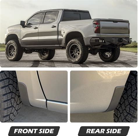 Techpicco Aleta De Barro Para Chevy Silverado 2019 2024 Protectores De Barro Compatibles Con