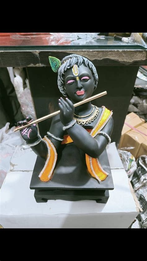 Multicolor Inch Polyresin Krishna Statue At Rs In Meerut Id