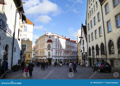 TALLINN, ESTONIA ,Building in the Old Town, Famous Landmarks Editorial ...