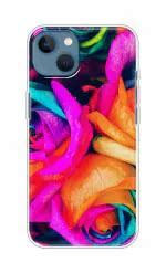 Buy Oyestuff Multicolor Rose Printed Multicolor Silicone Backcover For