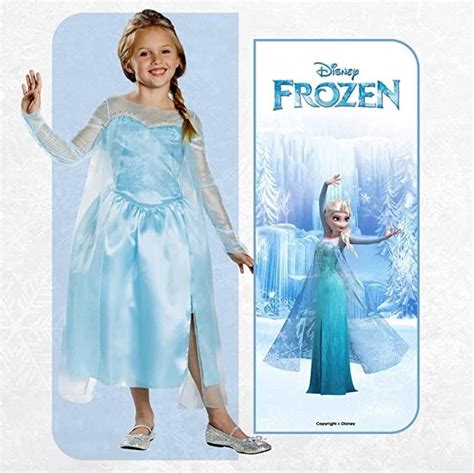 Disfraz Frozen Ni A Elsa Cl Sico Disney Oficial