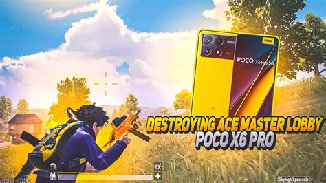 Destroying Ace Master Lobby Poco X Pro Dimensity Ultra