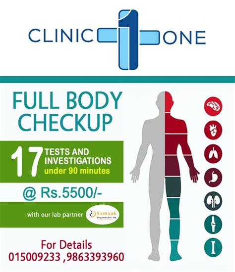 Full Body Checkup Kathmandu Regular Health Package Clinicone