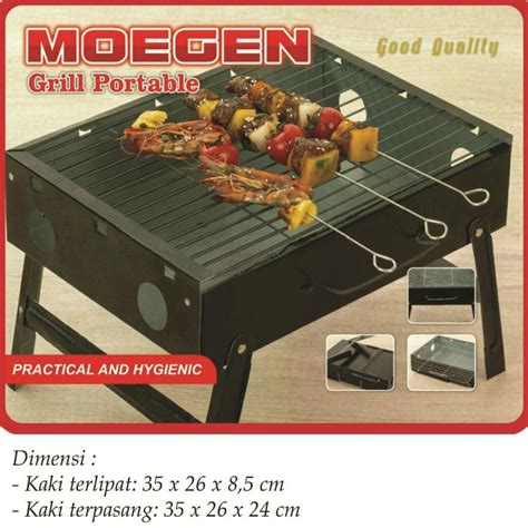 Jual Trend Panggangan Sate Lipat Arang Lgi Sosis Grill Bbq Barbeque