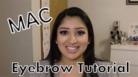 Updated Mac Eyebrow Tutorial Youtube