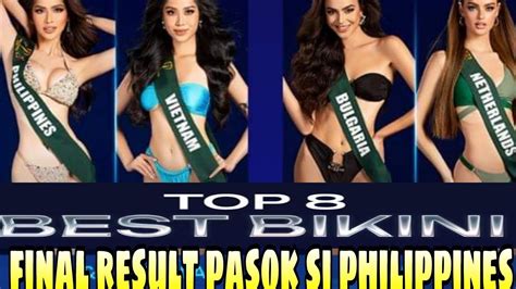 TOP 8 Miss Earth 2023 Best In Swimsuit Pasok Si Philippines Ylena