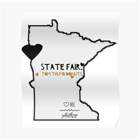 Minnesota State Fair Poster For Sale By Opelife Redbubble