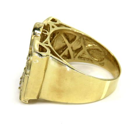 Buy 10k Yellow Gold The Last Supper Cz Ring 030ct Online At So Icy Jewelry