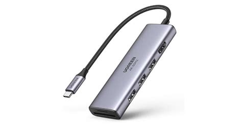 UGREEN CM511 5 Az 1 Ben Adapter USB C Hub 3 Porthoz USB3 0 HDMI TF