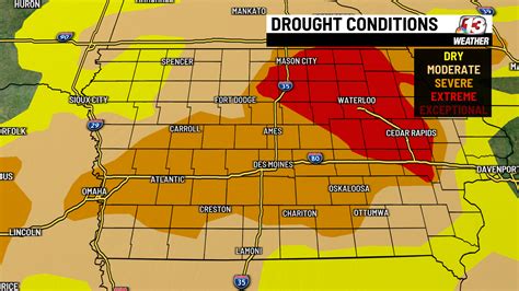 Iowa drought conditions worsen again, but relief is in the forecast ...