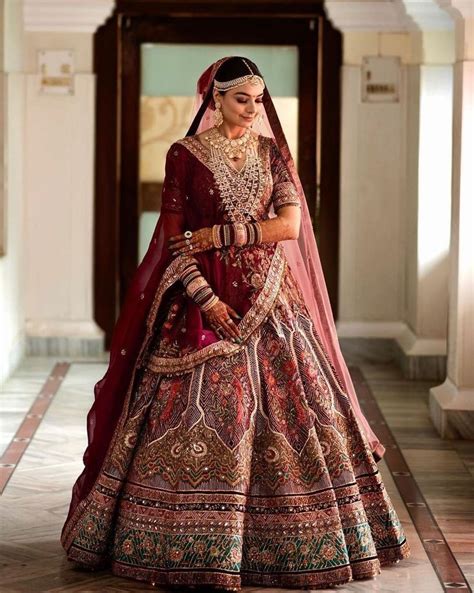 Is The Traditional Maroon Wedding Lehenga Slowly Making A Way Back