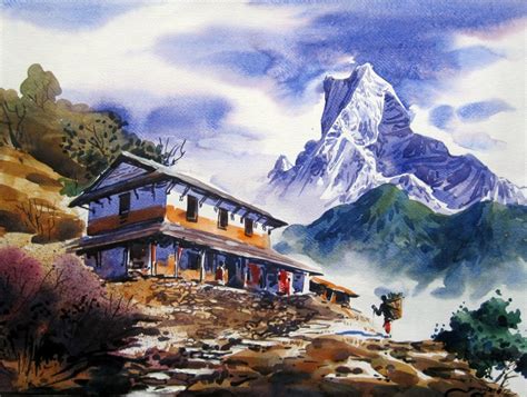 Nepali Painting at PaintingValley.com | Explore collection of Nepali ...