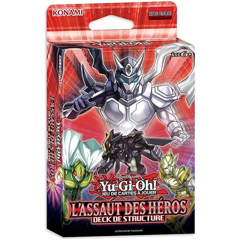 Yu Gi Oh Deck de Structure L Assaut des Héros FR Réédition