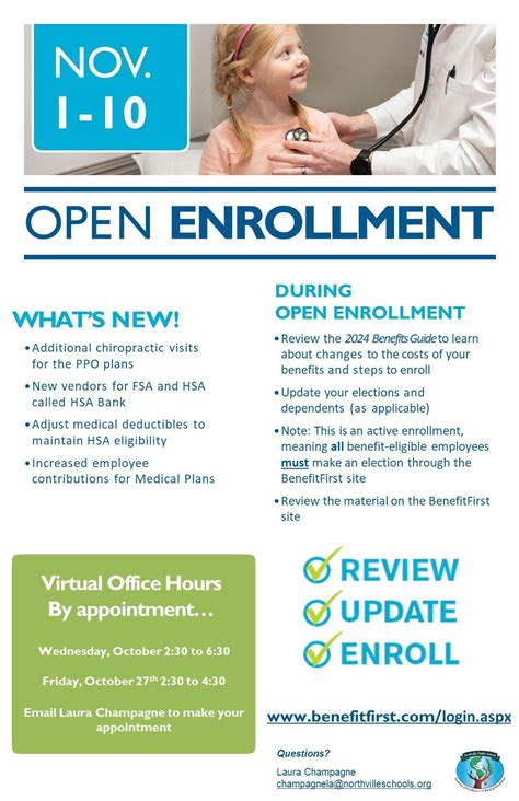 2024 Open Enrollment Benefits Northville Public Schools