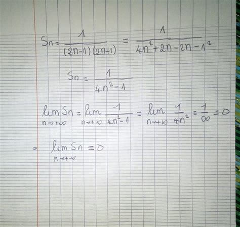 Soit Un une suite définie sur N par Un 1 2n 1 2n 1 on désigne