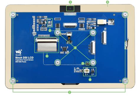 Inch Capacitive Touch Display For Raspberry Pi Dsi Interface