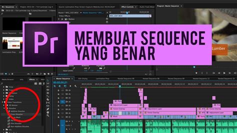 Cara Membuat Sequence Yang Benar Di Adobe Premiere Pro YouTube