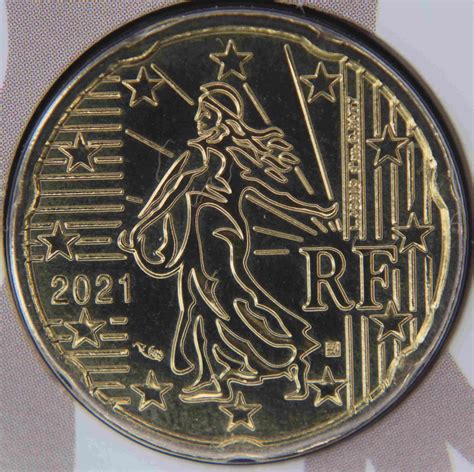 France 20 Cent Coin 2021 Euro Coins Tv The Online Eurocoins Catalogue