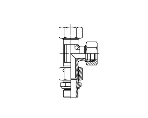 ELVD Adjustable Stud Standpipe BSPP Wd Seal CS Volz