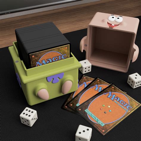 Fichier OBJ Bikini Bottom Deckbox Pack Inspired By The SpongeBob Secret Lair Holds